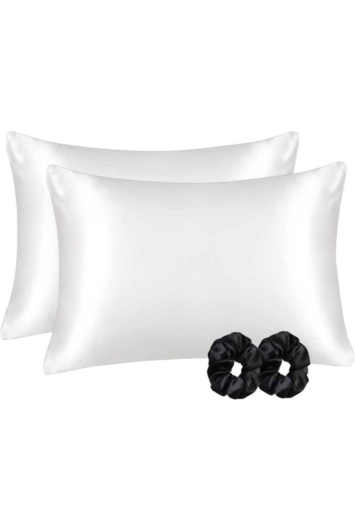 100% Silk Satin 50x70 Cm 2 Pillow Cases & 2 Buckles - Swordslife