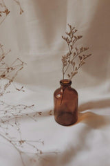 100 Ml Amber Brown Glass Bottle Vase - Swordslife