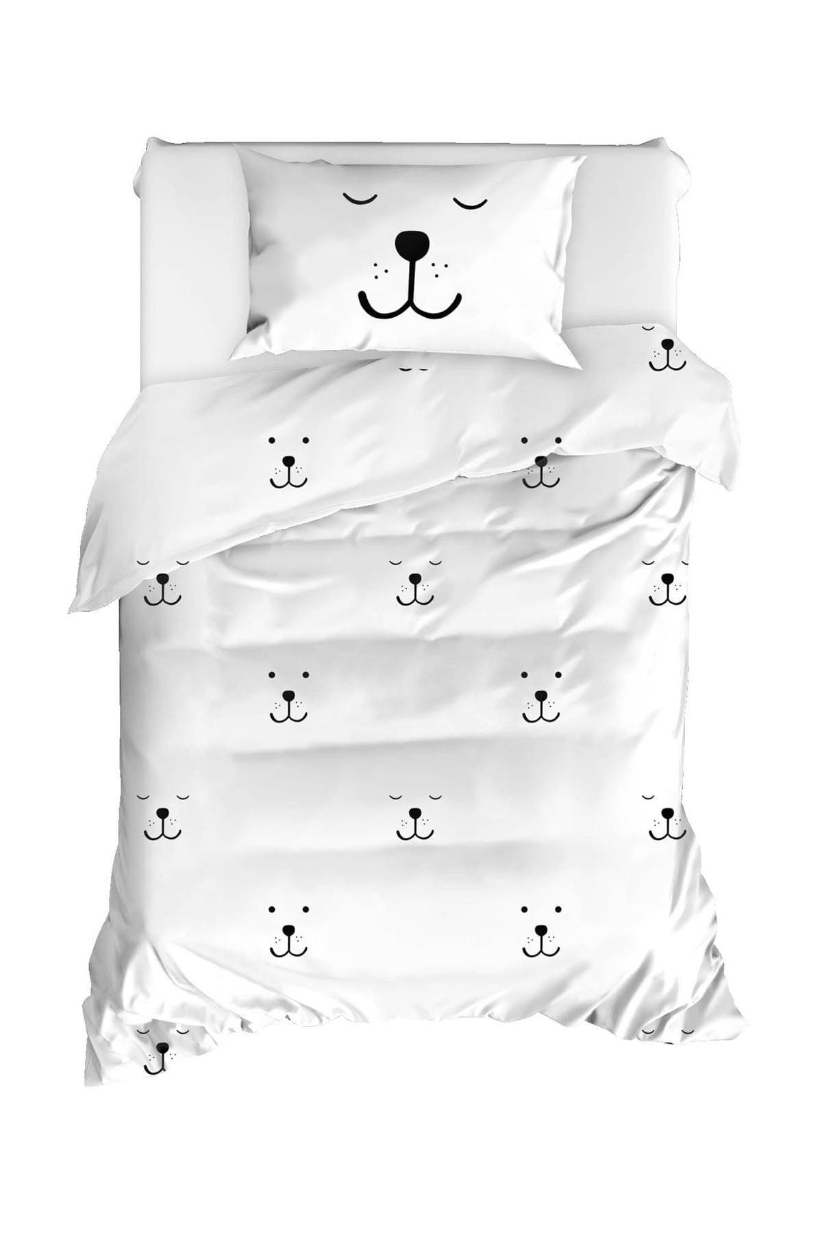 100% Natural Cotton Single Duvet Cover Set