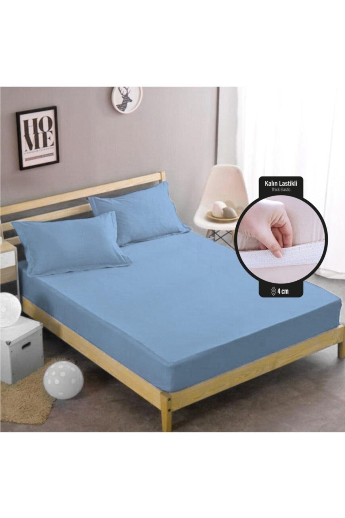 100% Cotton Double Elastic Bed Sheet Set (thick Elastic) Patented Product - Swordslife