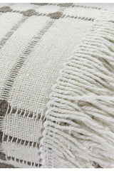 100% Cotton Buldan Work Four Combs Brown Sofa Bed Cover - Swordslife