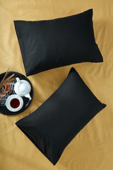 100% Cotton Black Two Pieces 50x70 Pillowcase - Swordslife