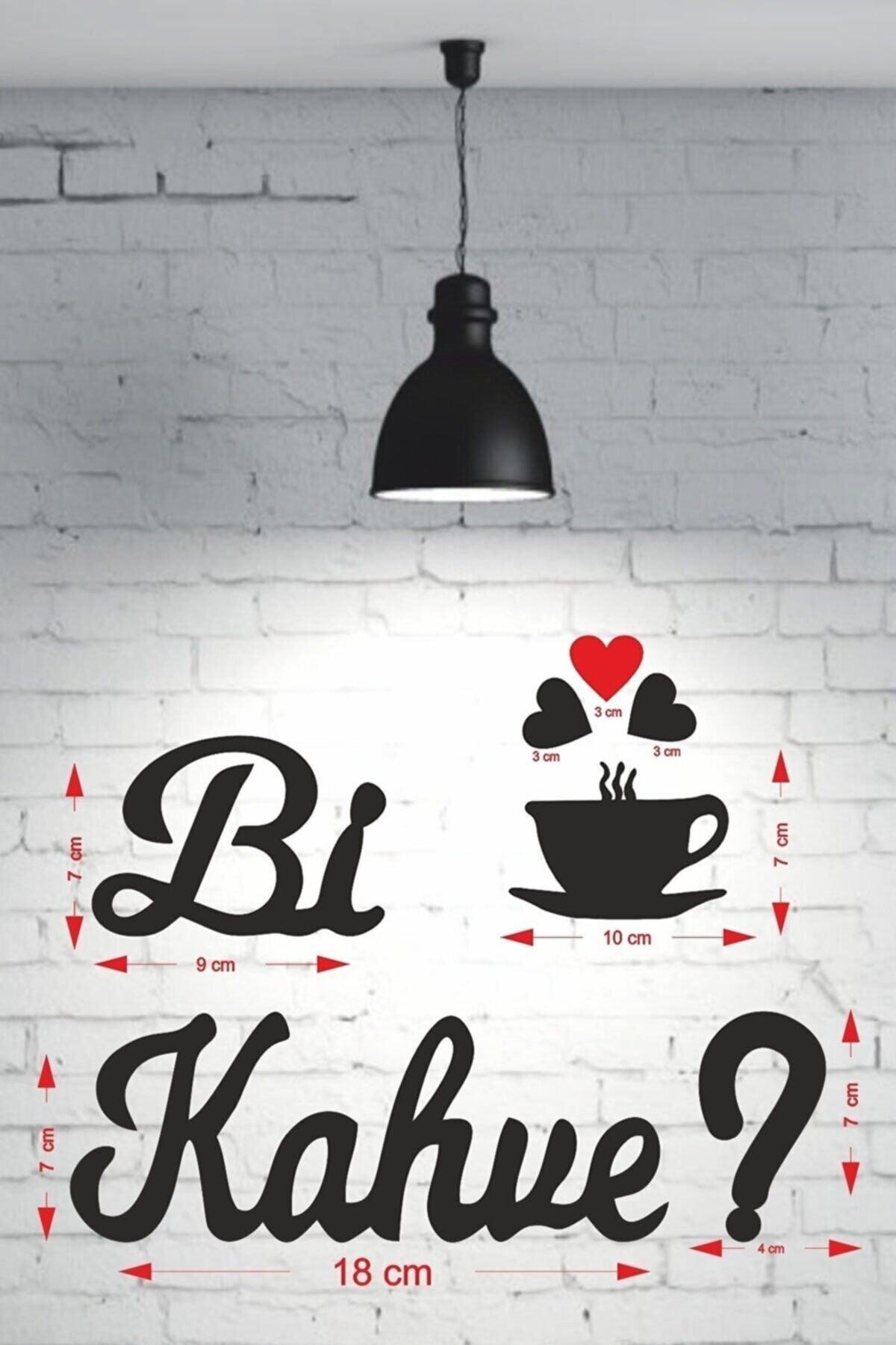 1074-kk Laser Cut Bi Coffee Lettering Kitchen Wall Decoration - Swordslife