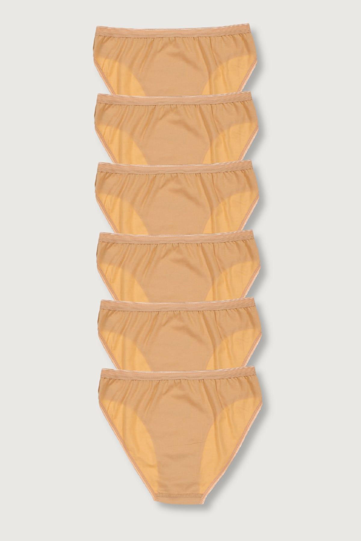 Women's Ten 6-Pack Bikini Panties ELF568T0635CCM6 - Swordslife