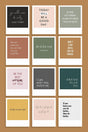 12 Motivation Pastel Colors Decorative