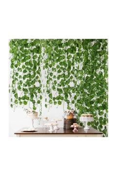 12-Piece Artificial Ivy Garland Set, Each 230cm Long