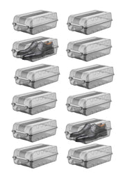 12 Pack Men's Shoe Organizer Storage