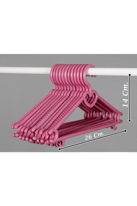 12 Pcs Pink Color Baby Clothes Hanger Baby
