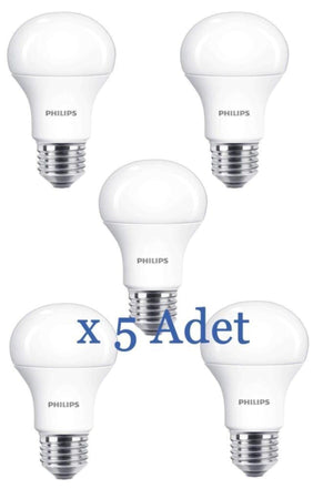 13w (100W) Led Bulb White 6500k (5 PCS) E27