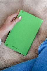 13x21 Elastic Notebook Square Green