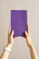 13x21 Elastic Notebook Square Purple