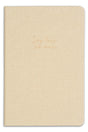 14x20 Hard Cover Notebook Dotted Beige