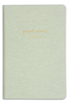 Hardcover dotted notebook, 14 x 20 cm, green, 88 sheets