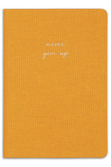 14x20 Hard Cover Notebook Dotted Mustard