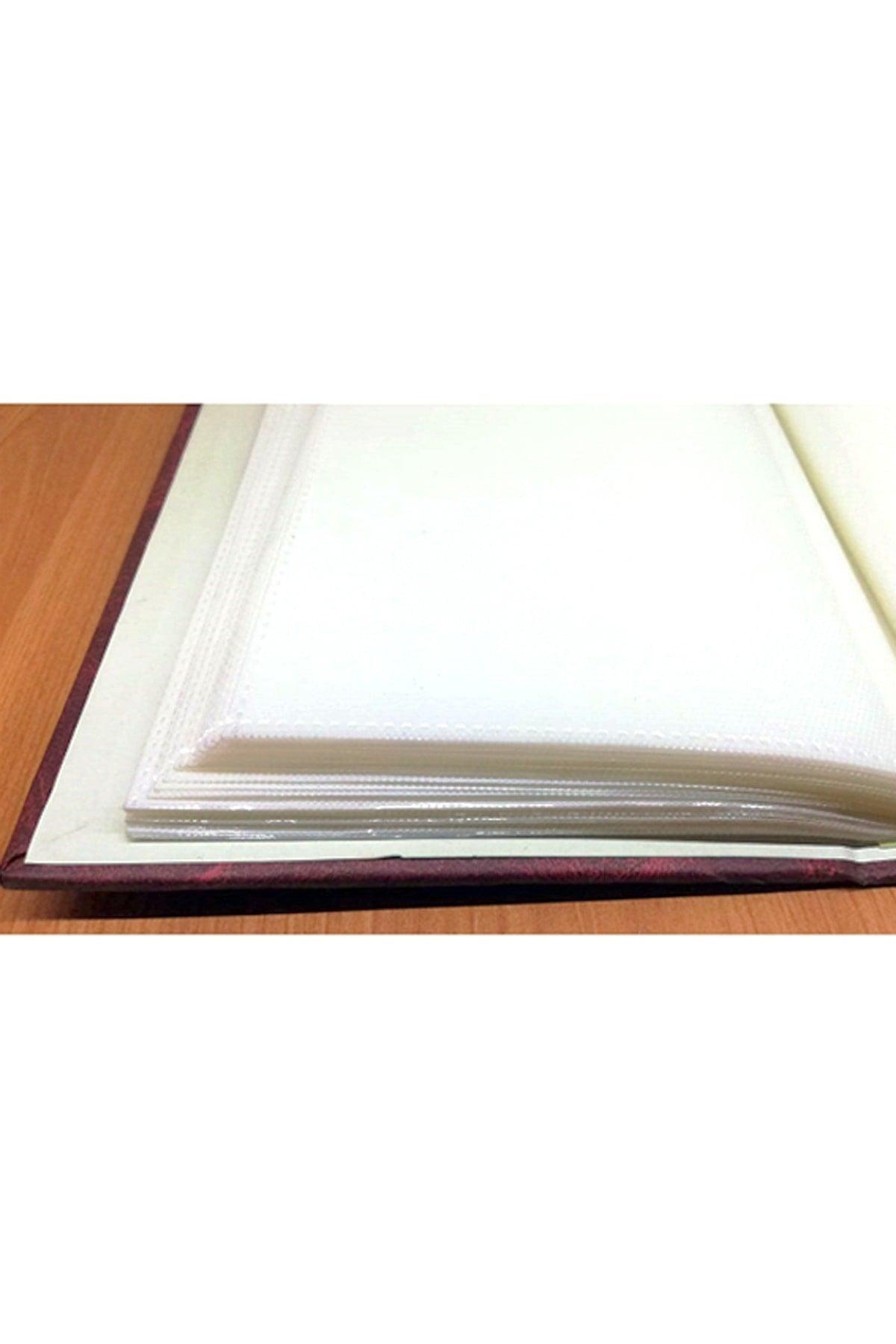 15x21 100 Lux Bound Cloth Photo Album Claret Red