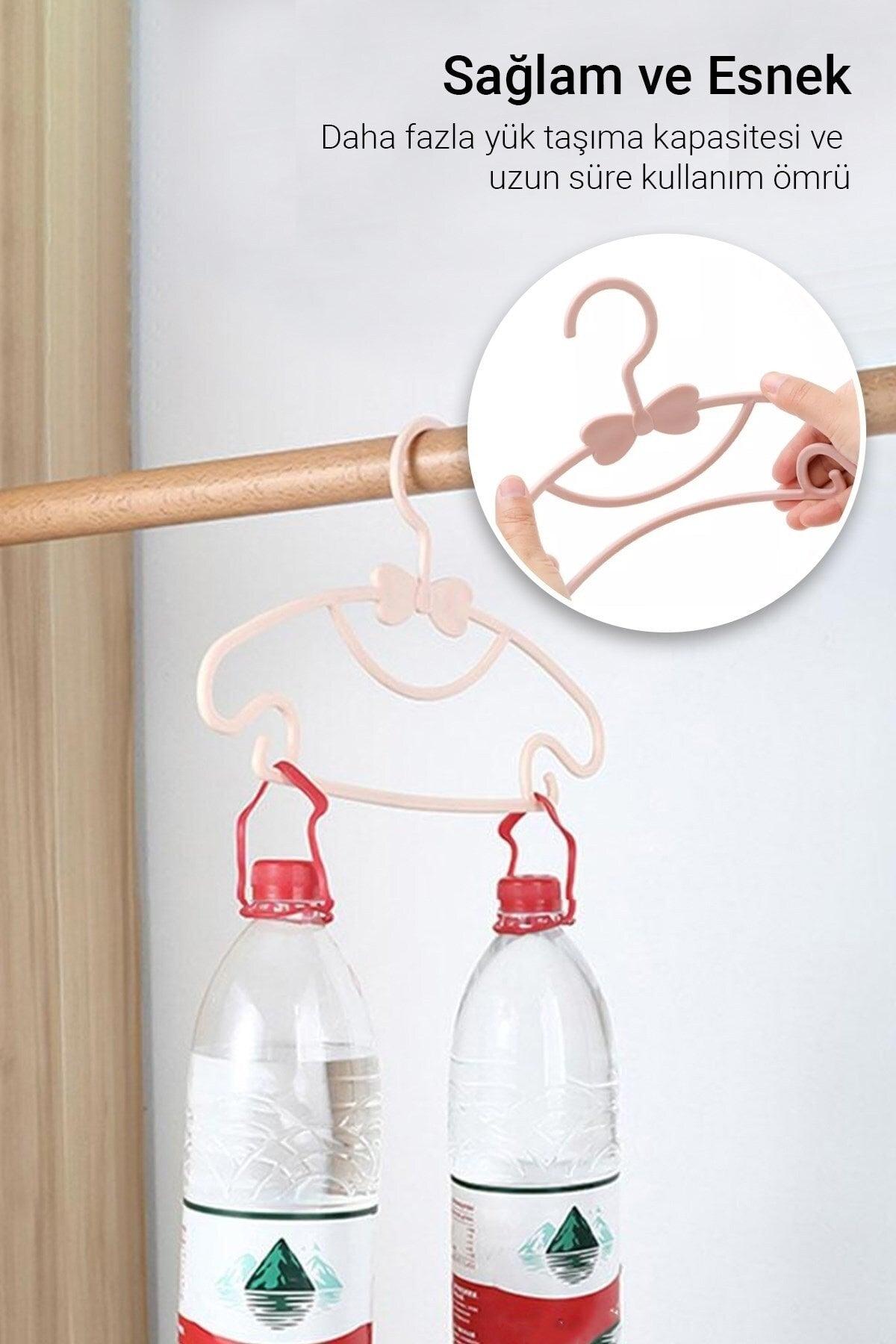 18 Pcs Blue Baby Clothes Hanger With Bow