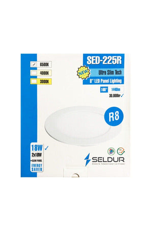 18w Ultra Slim Recessed Led Panel 3000k