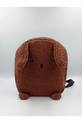 0 - 6 Years Kindergarten Kids School / Backpack Wellsoft Plush Brown