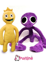 Roblox Rainbow Frend Set Of 2 Yellow Blue & Purple