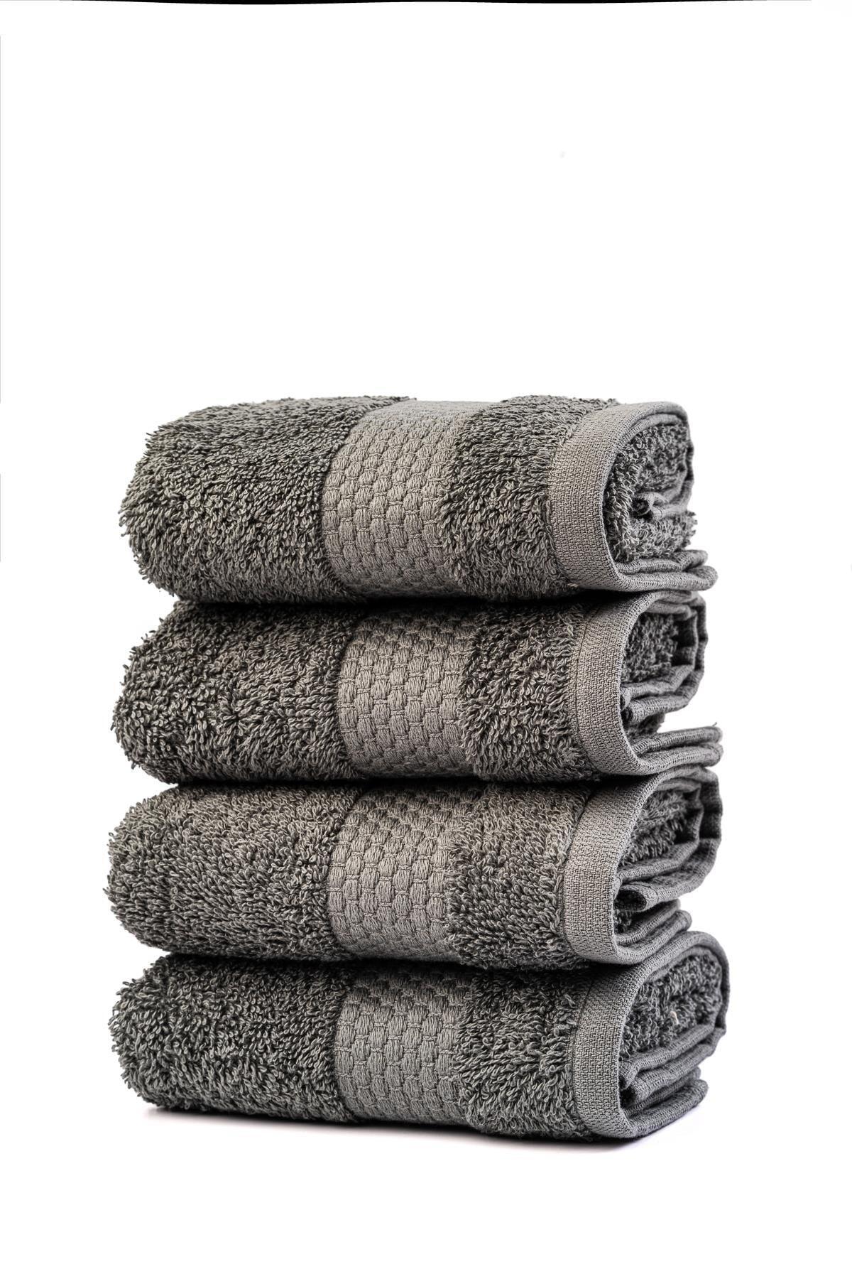 | Minerva | 100% Natural Cotton Set of 4 Guest Towels - Swordslife