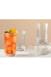 Ricco Glass 4 Pcs Soft Drink Glass 340 Ml