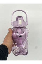 Teddy Bear Model Water Bottle Water Bowl Multi-Purpose Bottle 1 Liter