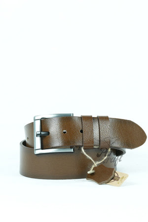 Echter Büffelleder Herrengürtel 4,5 cm Hellbraun Jeans Sportgürtel