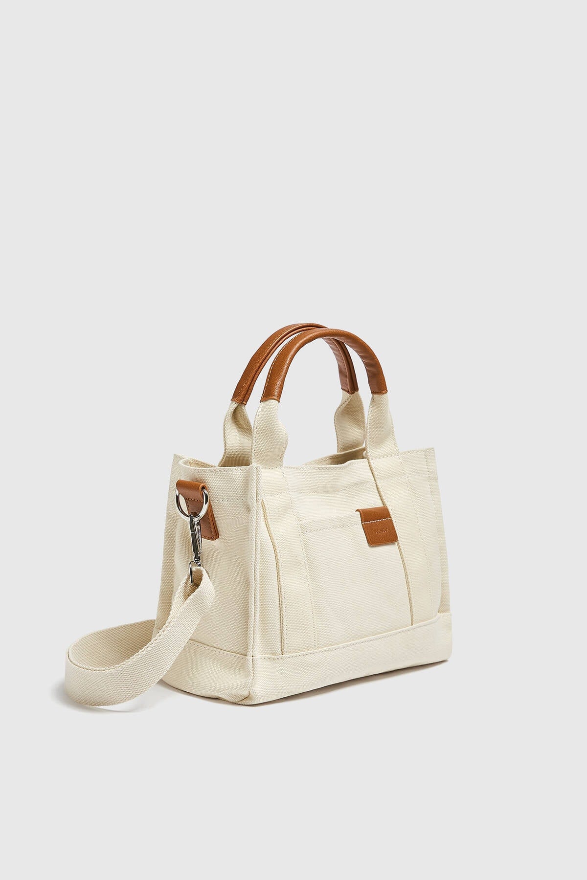 Women'S Contrast Fabric Crossbody Bag
