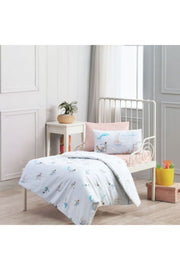 Bubble Percale V1 Baby Duvet Cover Set Salmon