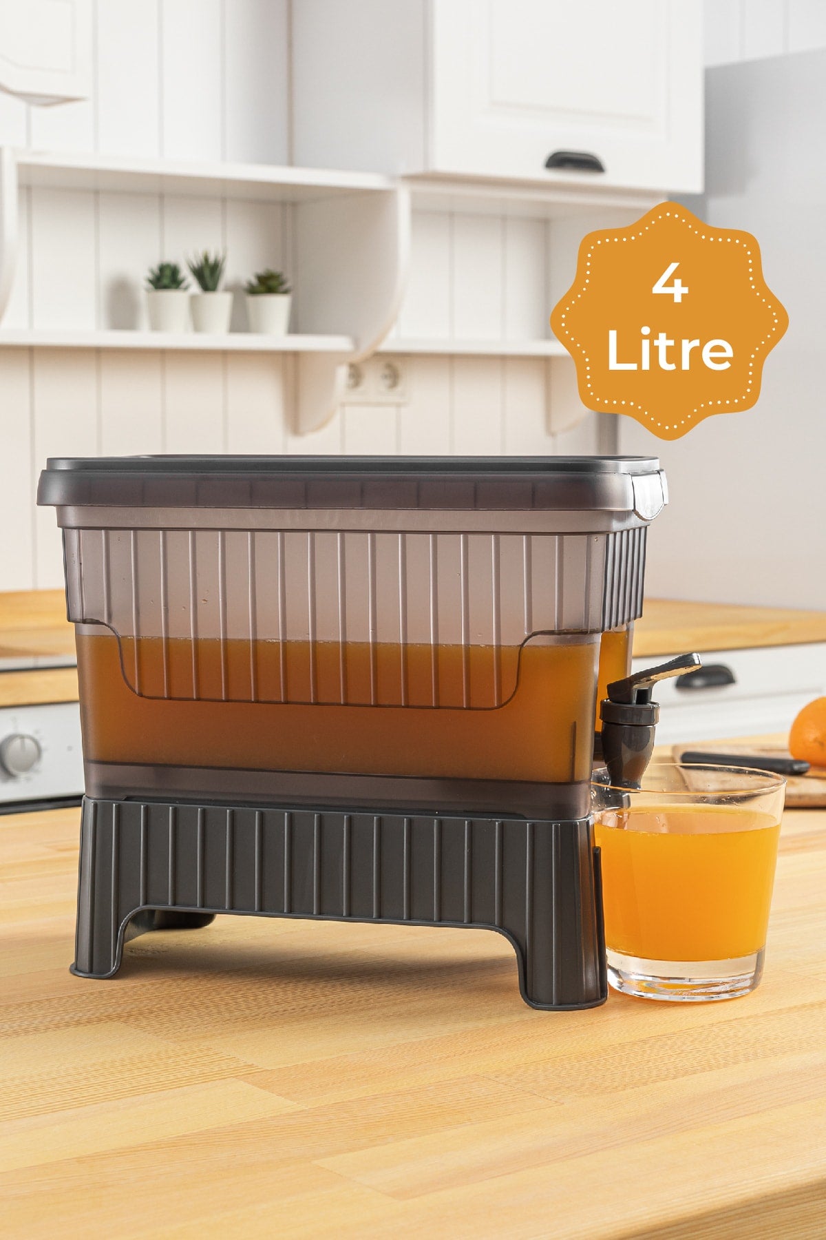 4 Liter Water Lemonade Dispenser Anthracite