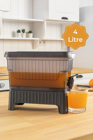 4 Liter Water Lemonade Dispenser Anthracite