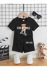 Stay Wild Girls / Boys Shorts Set