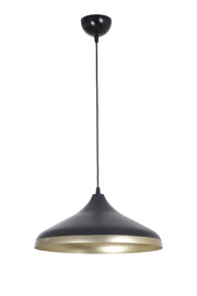 Nil Special Modernes Design Gestreift Schwarz Innen Gold Metall Cafe - Küche Einzel Kronleuchter