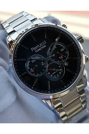 Silver Men'S Wristwatch 3 Atm Waterproof Functions Active Stainless Steel