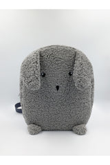 0 - 6 Years Kindergarten Kids School / Backpack Wellsoft Plush Gray