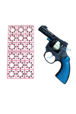 Toy Cowboy Pilzpistole + 18 Stück Pilzkapseln