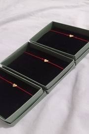 Dreifaches Freundschaftsarmband Herzarmband Seilarmband