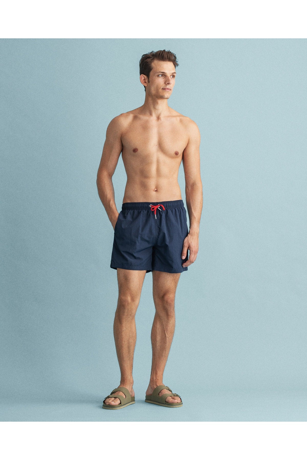 Men'S Navy Blue Swimwear Shorts