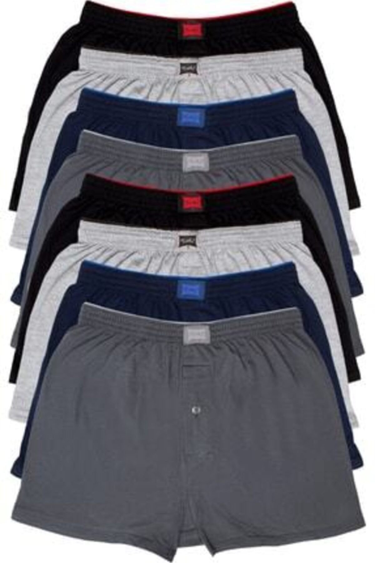 Men'S Combed Plain Boxer 6 Pcs
