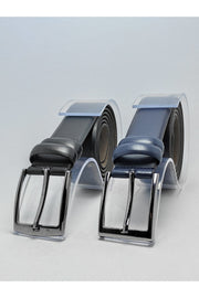 2er-Pack klassischer Herrengürtel