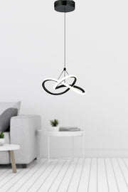 Modern Bolivia Single Black Pendant Lamp Led White Power Led Living Room Kitchen Room Led Chandelier