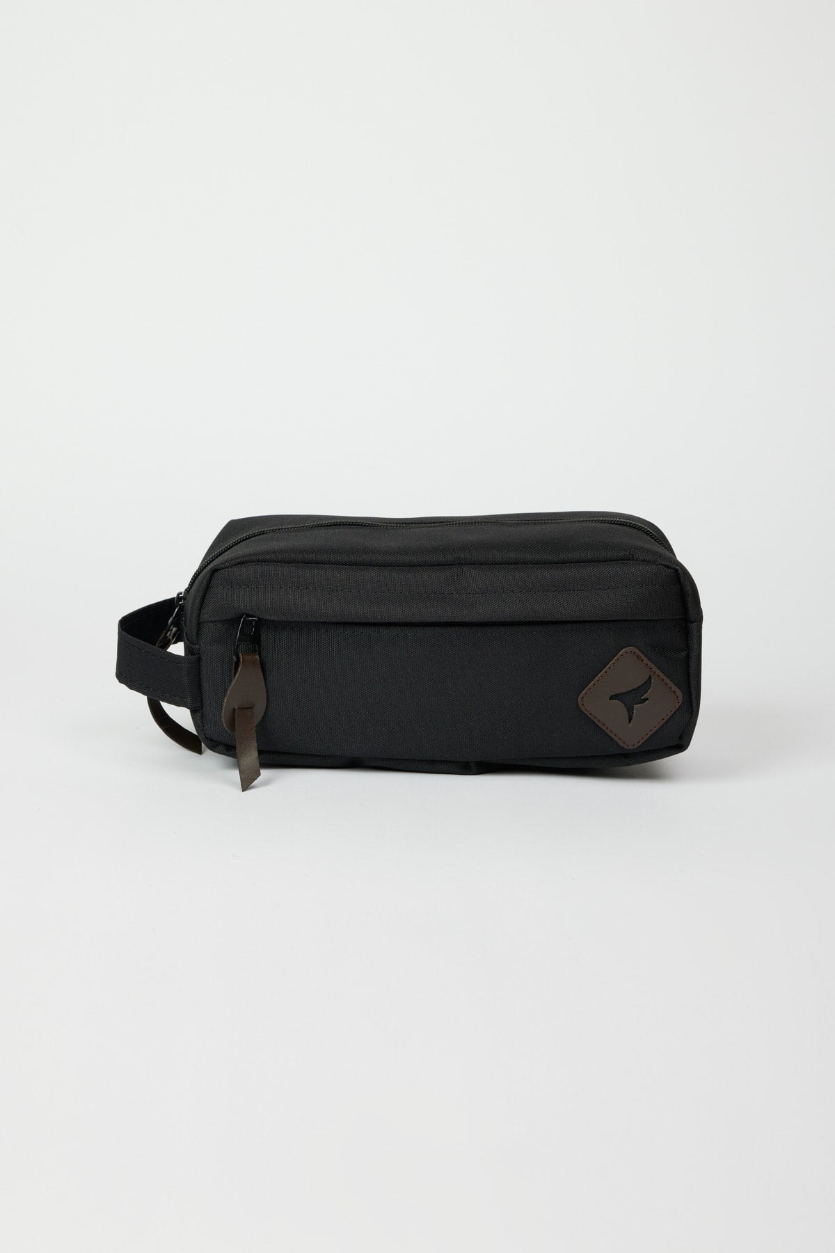 Men'S Black-Brown Zipper Clutch Bag