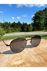Damla Facet Model Black Color Men's Sunglasses
