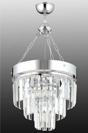 Linda 30' Silver Luxury Crystal Stone Chandelier