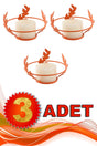 Haliç 3rd Set Candle Holder Orange - Swordslife