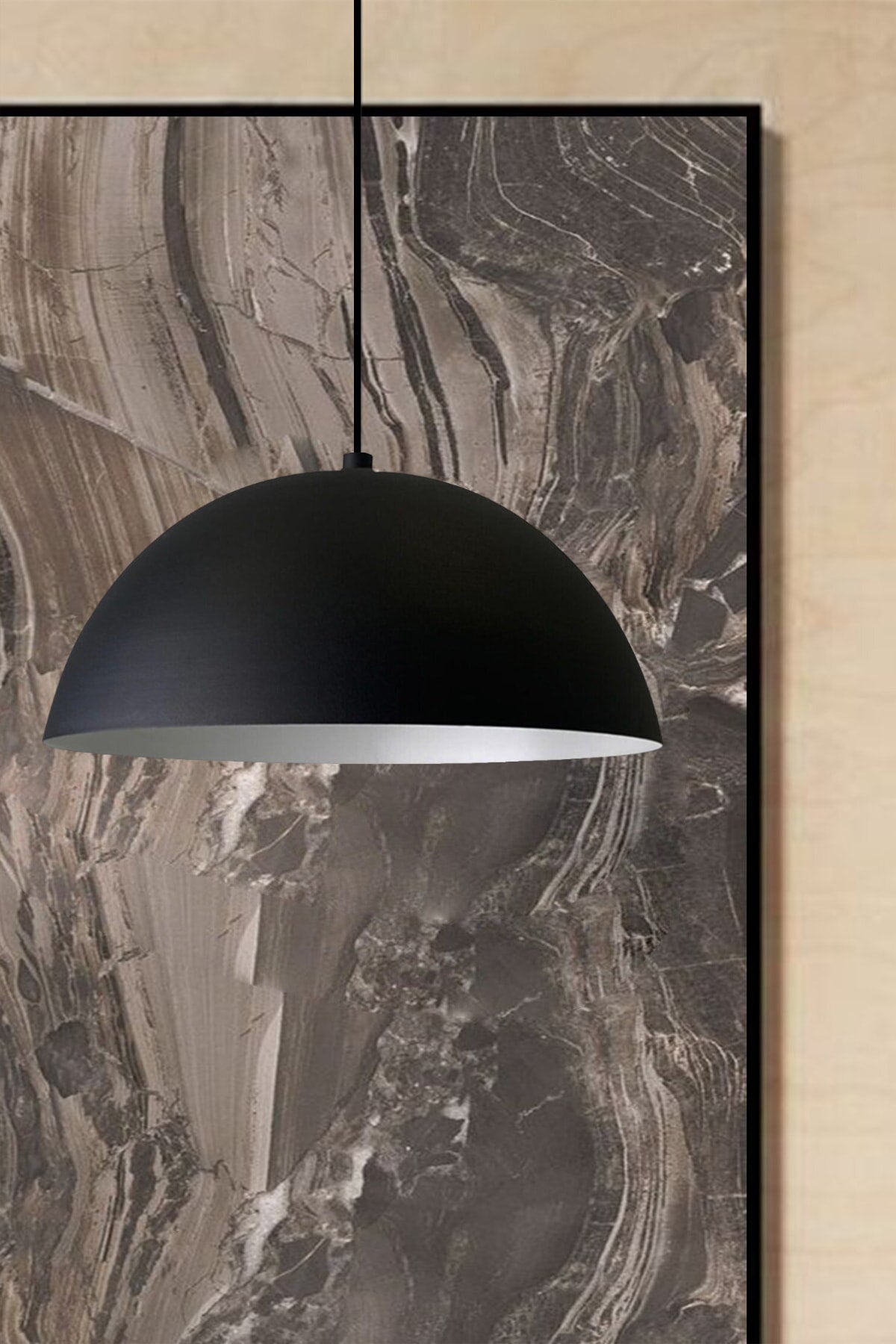 Lipeo Black Chandelier Single Pendant Lamp Living Room Kitchen Hairdresser Lamp Lighting Shop Store Chandeliers
