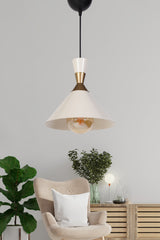 Voile Pendant Lamp Chandelier White