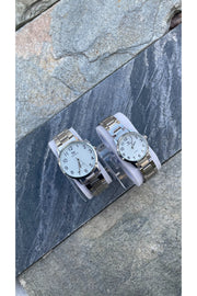 Silver Couple Watch