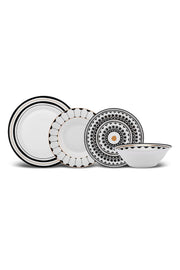 Maras New Bone 24-Piece Dinnerware Set For 6 Persons