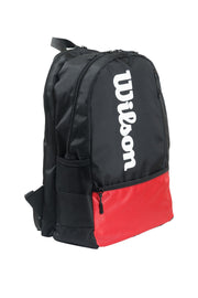 Schwarz Rot Rucksack Unisex 4-Fächer Tasche